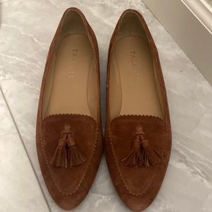 Talbots Women’s Francesca Brown Suede Loafers Moccasins Size 6.5
